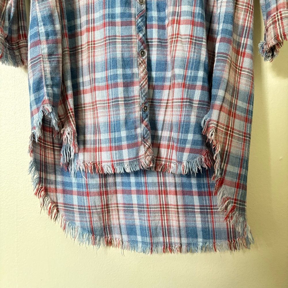 Anthropologie | Cloth & Stone Plaid Dress | - Picture 7 of 10